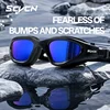 SCVCN Polarized Glasses Anti-Fog Swimming Goggles Water Sports Leakproof Men Women UV400 Diving Silicone Swim Eyewear Protection