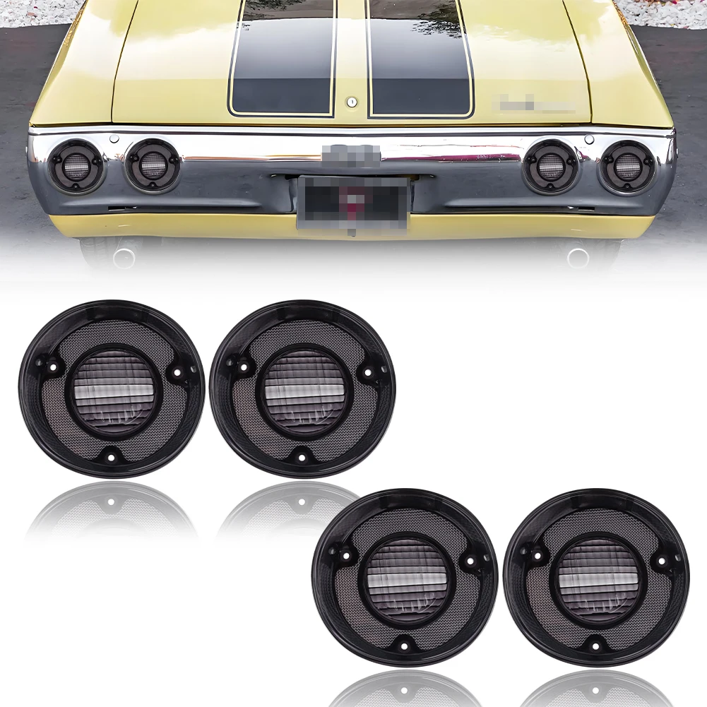 1409KMT Corvette C3 Tail Light - 4PCS Red Tail Lights & Backup Lights Set Compatible With 1975-1979 Corvette C3, Tail Light Assemblies - Canada