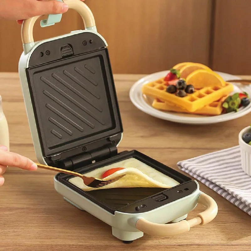 650W Electric Sandwich Machine Breakfast Machine Pancake Donuts Takoyaki Waffle Machine Timer Multifunction Toaster Roaster 4