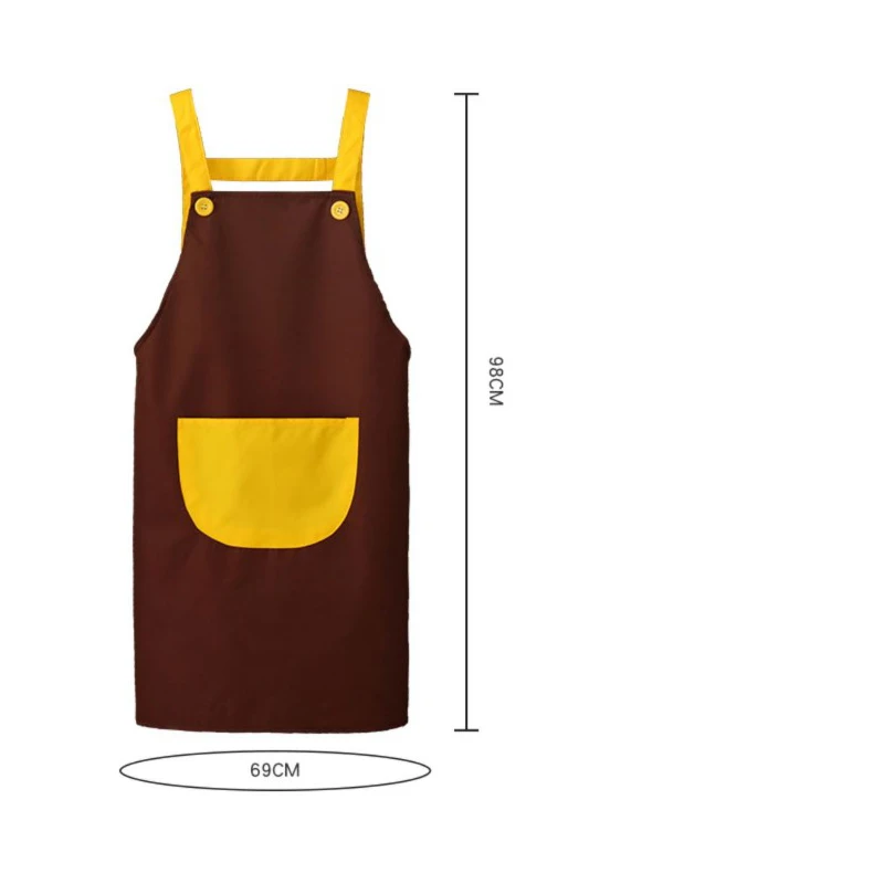 Women's Apron Waterproof Household PVC Oil-proof Aprons For Chef Cooking Baking Home Cleaning Restaurant Kitchen Accessories