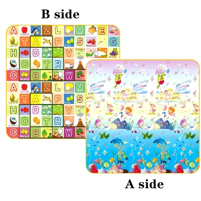 2 thickness options Baby Activities Crawling Play Mats Non-toxic Thick EPE Activity Gym Room Game Mat for Children's Safety Rug