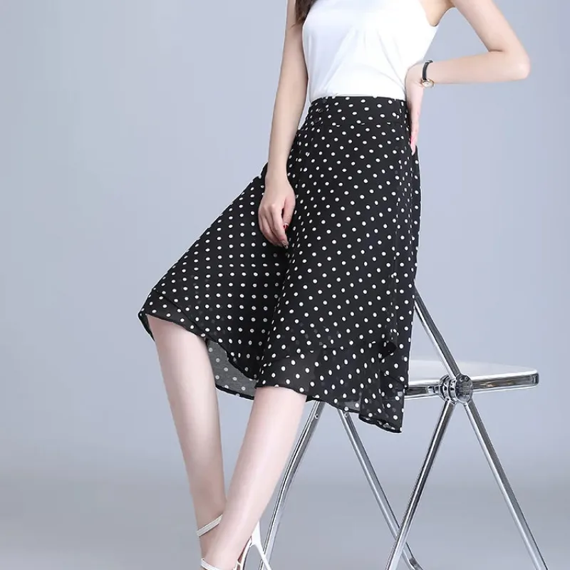 세련된 플리츠 와이드 레그 팬츠, 플리츠 하이웨이스트, 쿨하고 슬림한 핏 스커트 바지, 한국 헐렁한 빈티지 캐주얼 바지, 패션