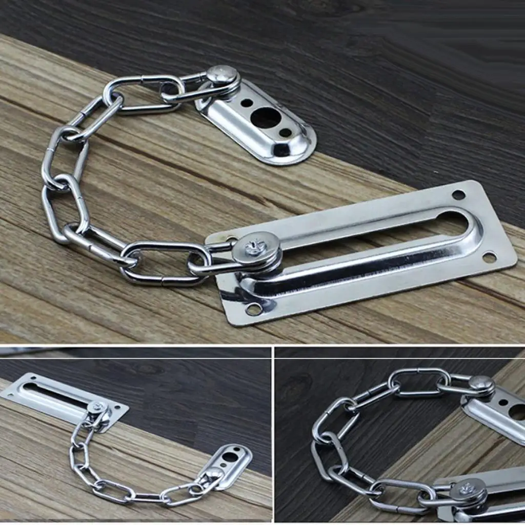 Door Chain, Door, Steel Door Accessories for Window, Armored