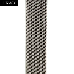 URVOI Stainless Steel Metal Mesh Milanese Loop Strap for 44mm 45mm 46mm 49mm (TItanium)