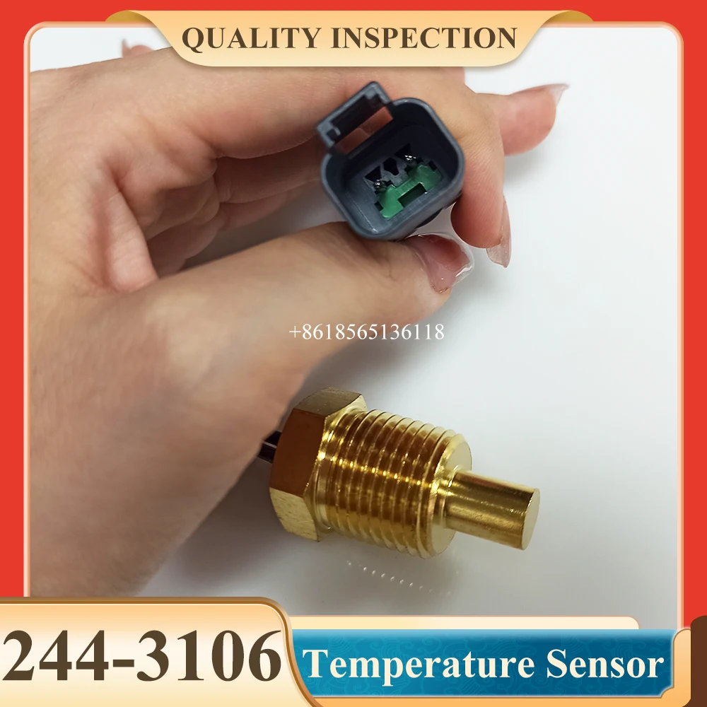2443106 244-3106 Temperature Sensor for Caterpillar 414E 416D 416E 416F 420D 420E 420F 422E 422F 424D 428D 428E