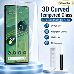 2 - Pack UV Full Screen Protector - Premium Tempered Glass with Smooth Texture - Uv Curing Film