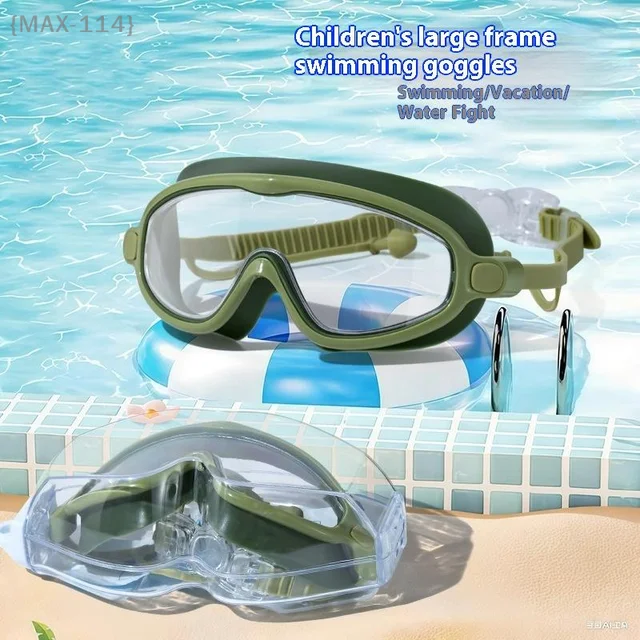 1 Pcs Kids Swimming Goggles Big Frame Anti-fog Waterproof Children's Swim Goggles Boys And Girls Multi-color To Choose 4