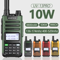 BaoFeng UV-13 PRO V2 High Power Dual Band Walkie Talkie Type C Charger 50 KM Long Range Transceiver Ham Two Way Radio 1