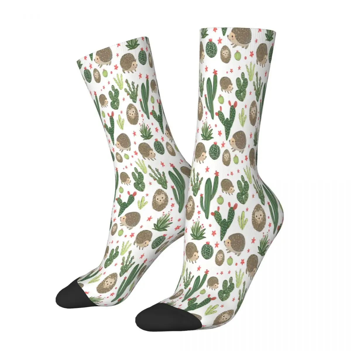 

Prickly Friends Socks Male Mens Women Autumn Stockings Printed