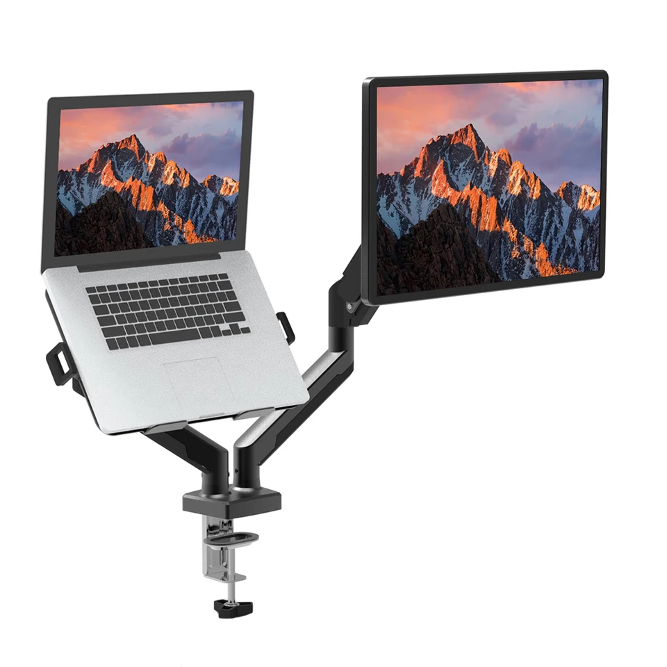 Adjustable Dual Monitor Stand for Home Office