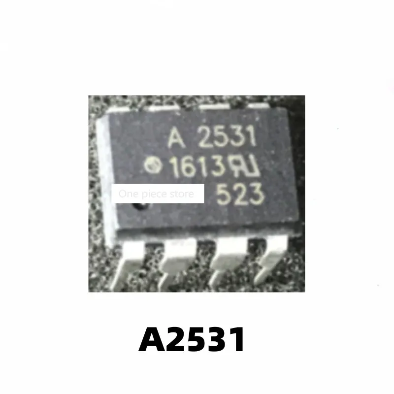 

5 шт. оптрон A2531 фотоэлемент HCPL2531 DIP8 встроенный