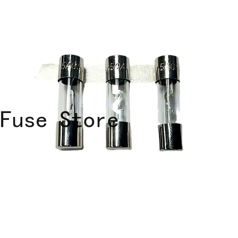 

5PCS 5AG Explosion-proof Glass Fuse Tube Tubular 10 * 38mm 100A 32V