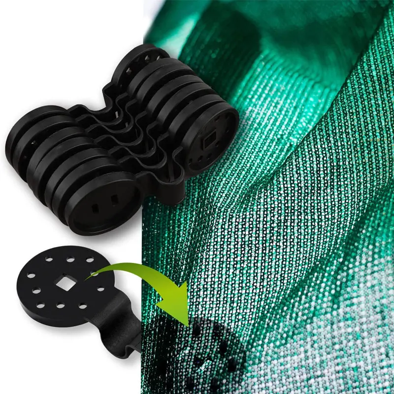

20/50pcs Sun Shade Net Clip Shade Cloth Clips Fabric Clamps Accessorie Grommets for Net Mesh Cover Sunblock Fabric In Greenhouse
