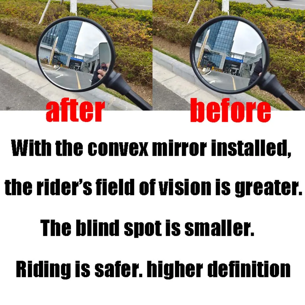 For HONDA Rebel CMX 300 500 1100 CMX500 CMX1100 Accessories Convex Mirror Increase Rearview Mirrors Side Mirror View Vision Lens