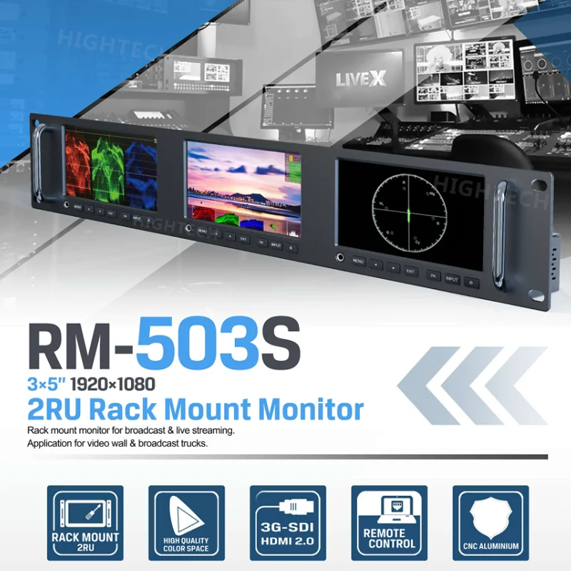 LILLIPUT RM-7025 RM-7028S RM7029S RM-503S RM1731S RM-1730S RM-0208S RM1731S-12G RM7026-12G 3RU 1RU rackmount monitor