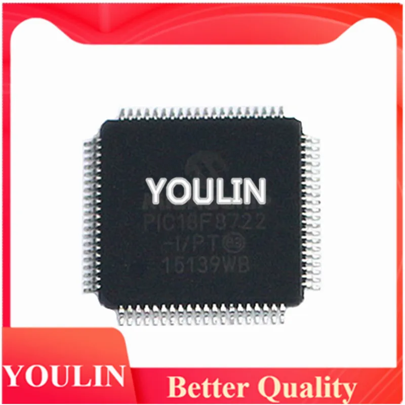 

PIC18F8722-I/PT QFP-80 microcontroller chip MCU microcontroller