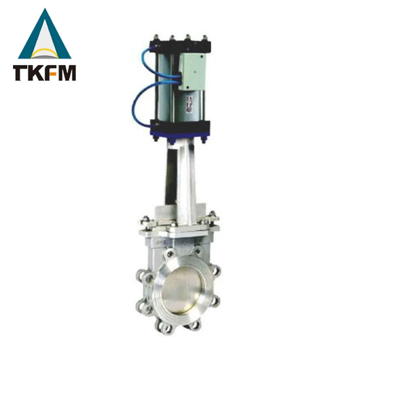 

TKFM 150lb stainless steel api oil knife gate valve pneumatic actuator