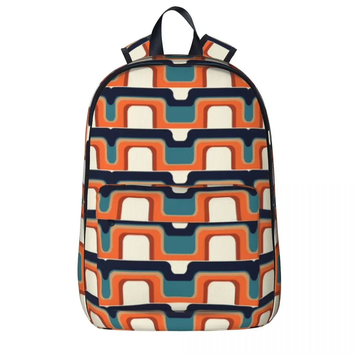 

Mid-Century Modern Meets 1970s Backpack Student Book bag Shoulder Bag Laptop Rucksack Fashion Travel Rucksack Children SchoolBag