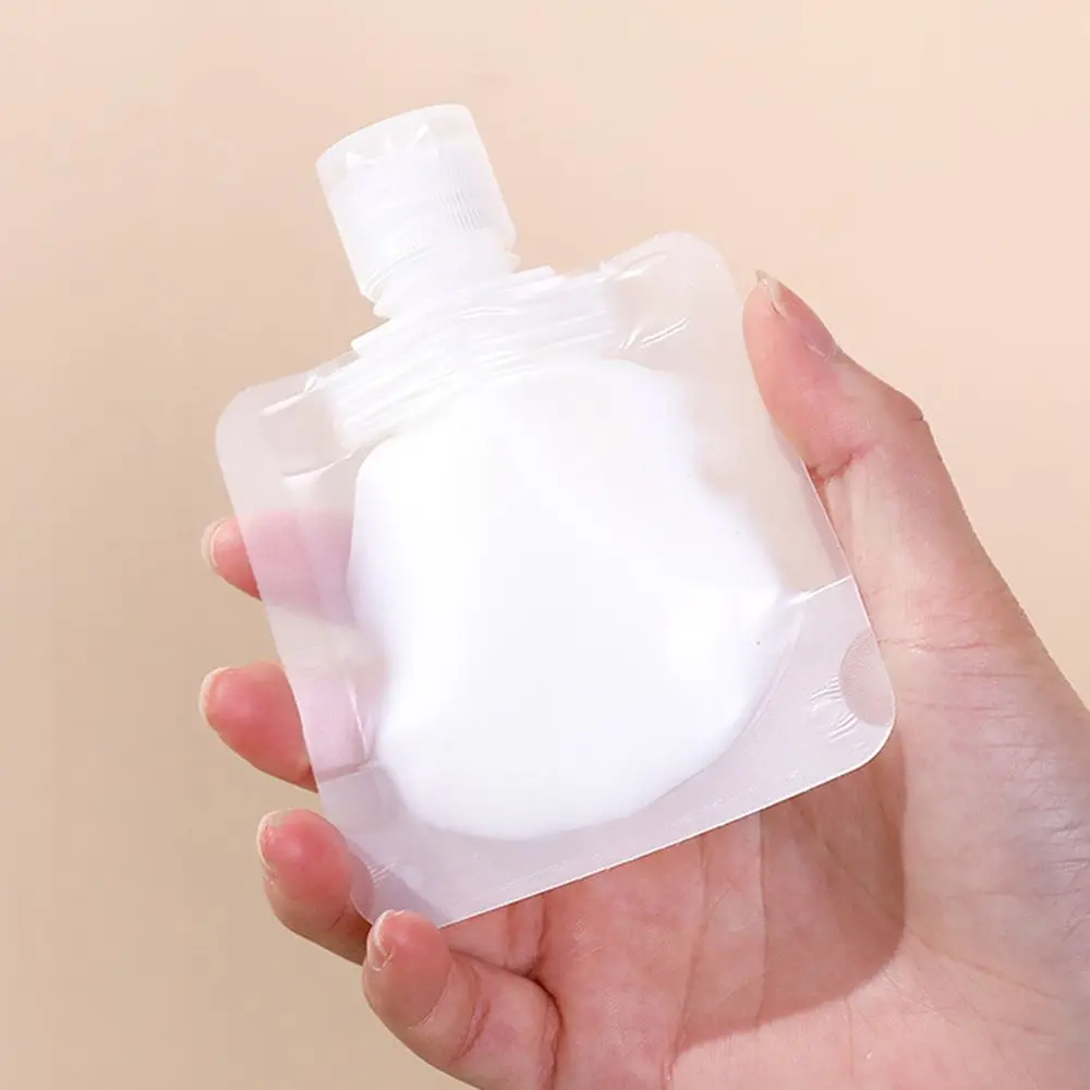 Packing Bag Cleanser Shower Squeeze Clamshell Refillable Pouches Lotion Dispenser Bag Cosmetic Container Liquid Dispensing Bag