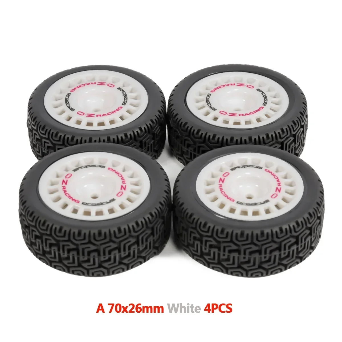 High-Performance 12mm Glued Rubber Tire for RC Rally Racing Cars
