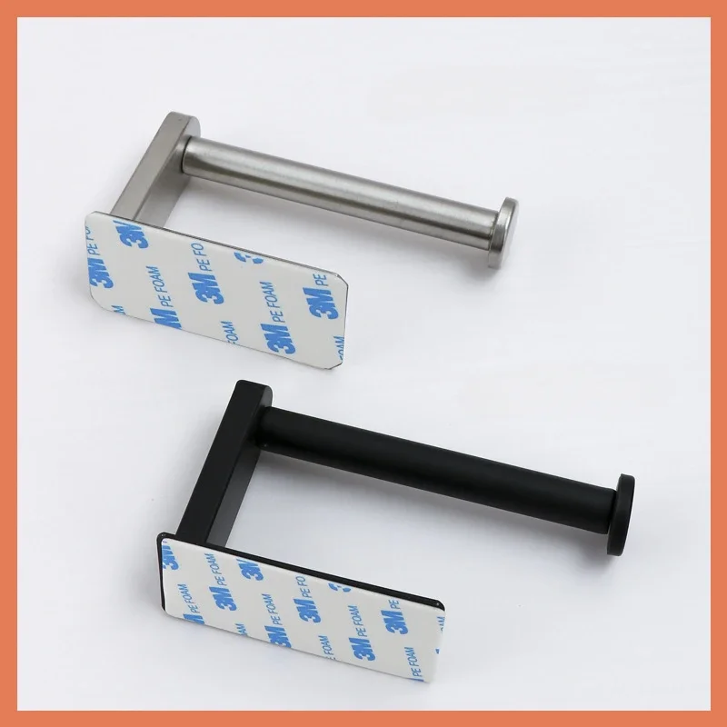 Bathroom stainless steel toilet paper holder, convenient installation of roll paper holder, kitchen tissue holder