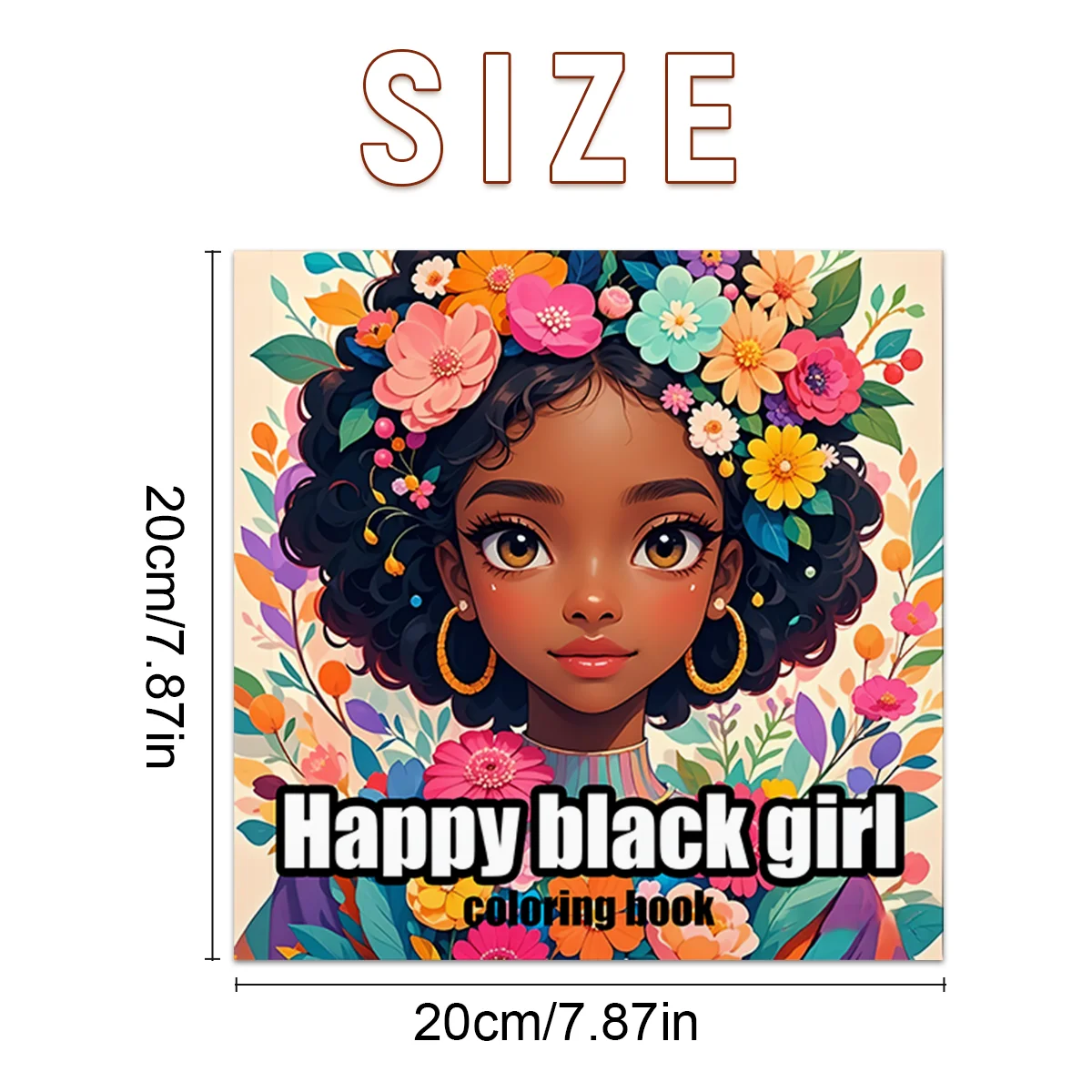 Black Beauty Coloring Book - Thick Pages for Creative Expression, Perfect for Dark-Skinned Girls 2