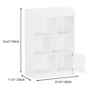 Kids Bookcase,Bookshelf with 6 Compartments,Freestanding Shelves and Cube Organizer,for Bedroom Living Room Office Closet School 6