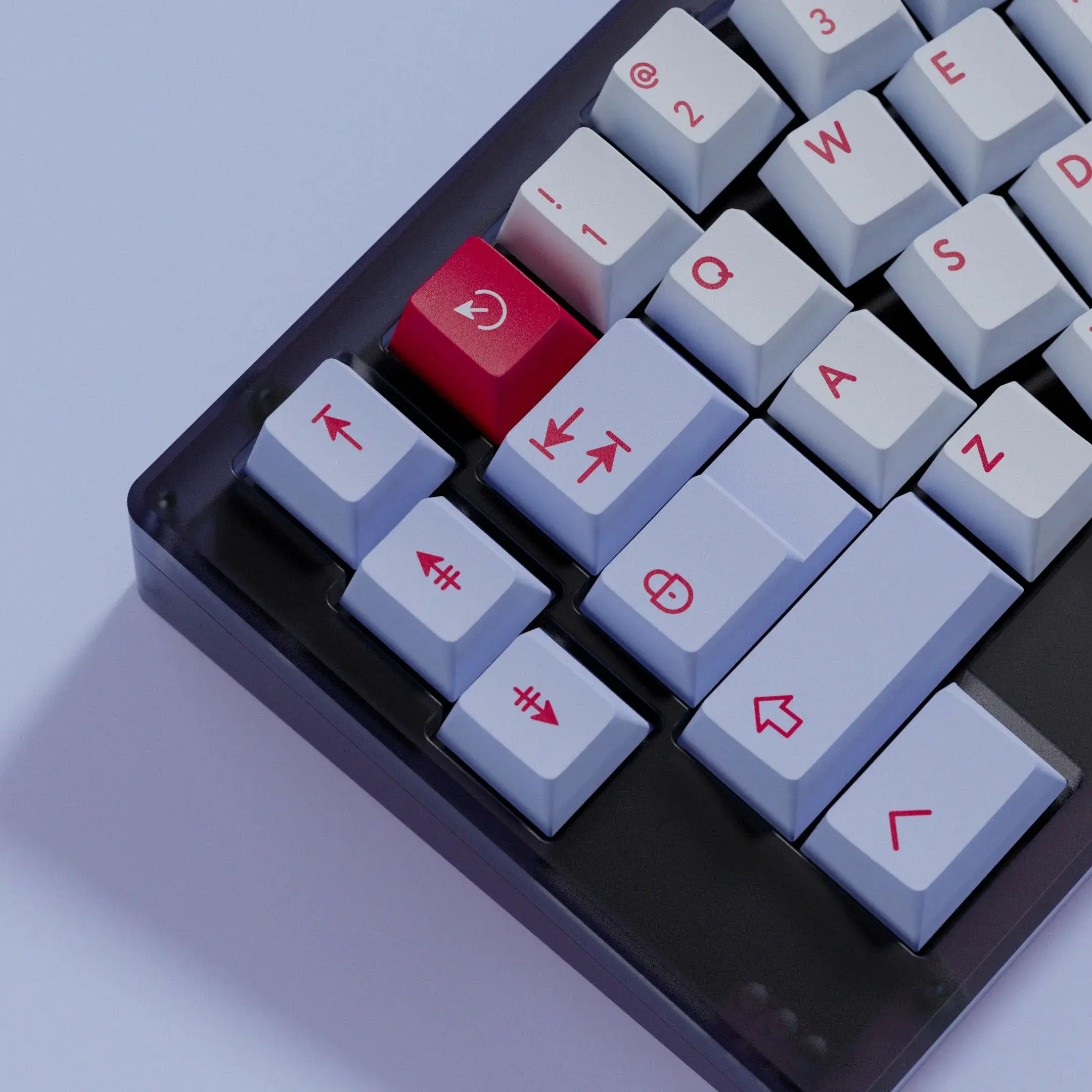 PBTfans Soul Blossom ABS 더블샷 체리 프로필 MX 스타일 키캡, KBDfans/부드러운 천 탑 데스크 패드, 베이스 키트