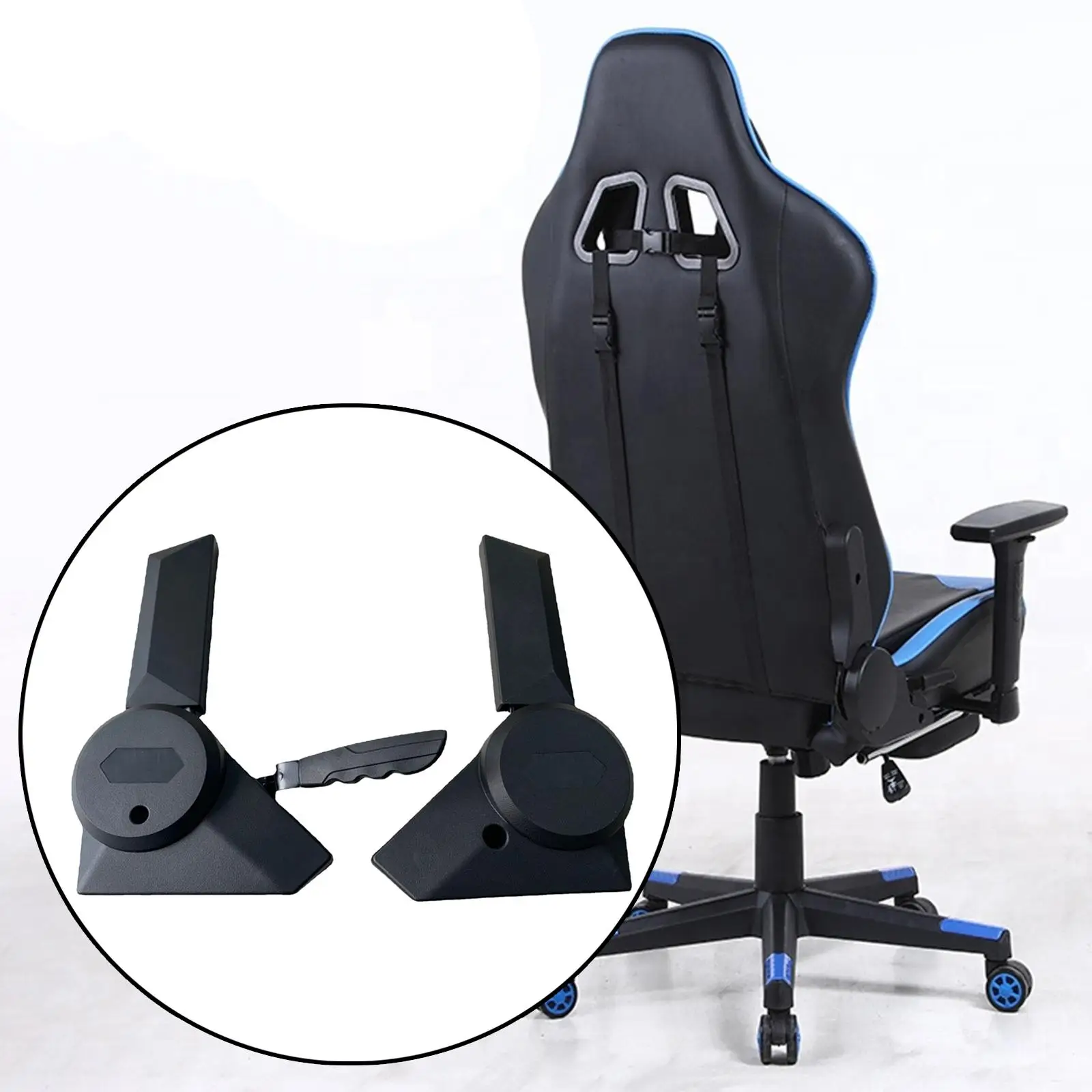 2 Stück Gaming Stuhl Winkel versteller Ersatz hohe Rückenlehne drehbar  Computer Schreibtisch Stuhl Winkel versteller für Gaming Sitz Ersatzteile