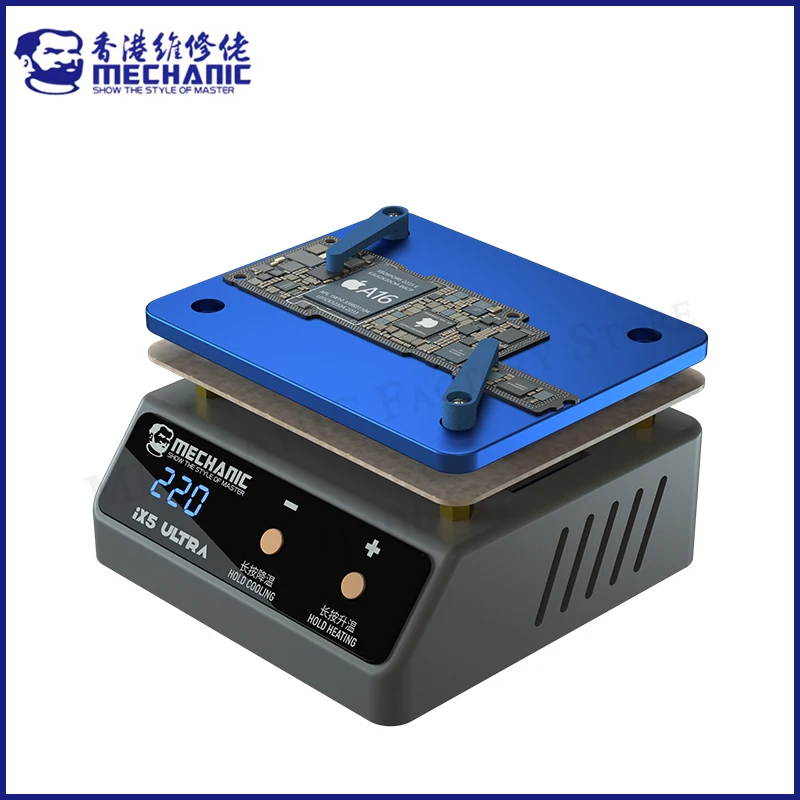 

MECHANIC Universal Preheating Platform IX5 Ultra Mobile Phone Motherboard Planting Tin Delamination Laminating Degumming