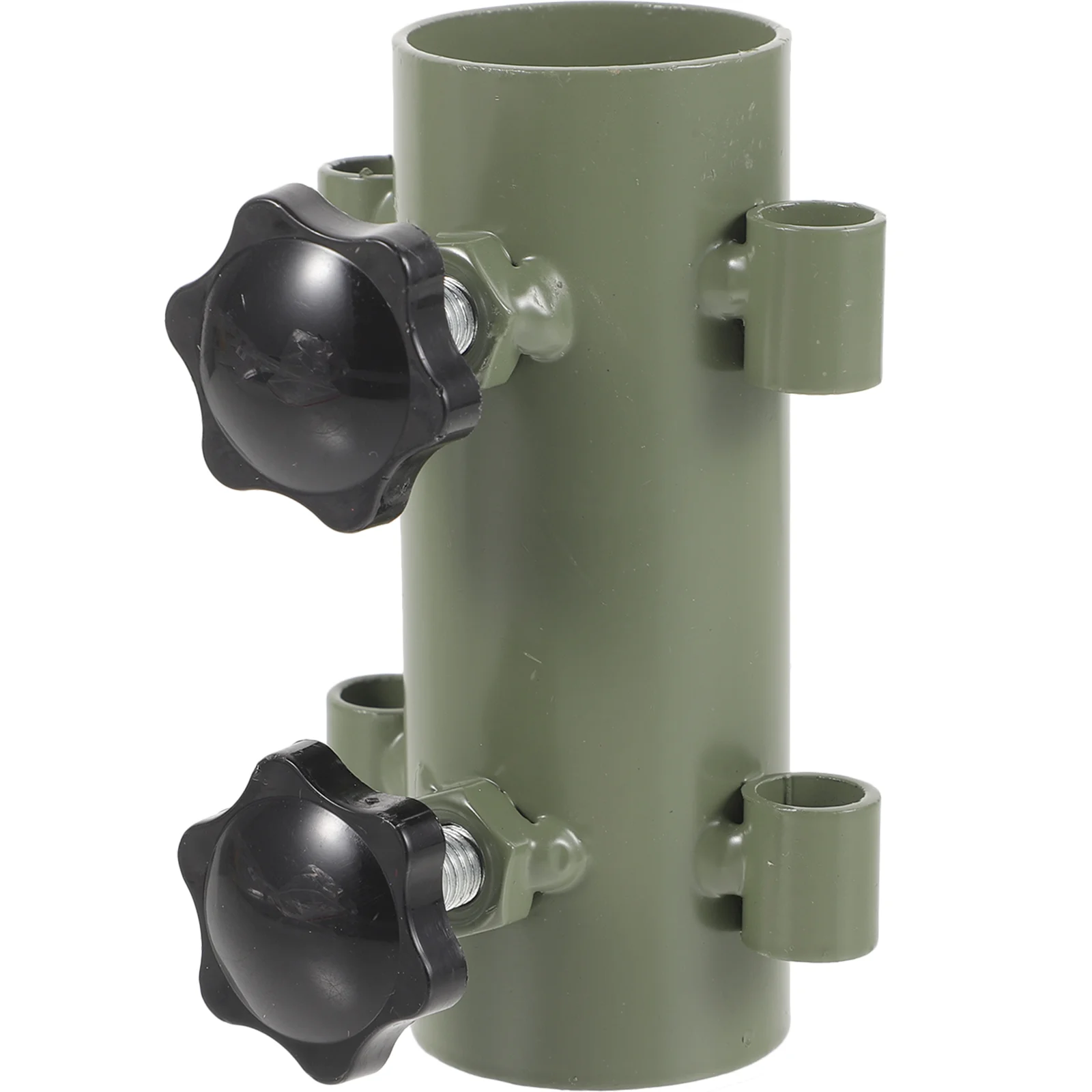 텐트 천막 지지대 폴 캠핑 로드 홀더, 강철 망원경 타프 파라솔 그라운드 