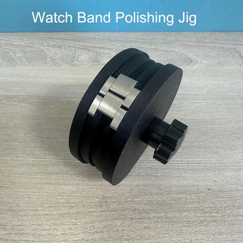 Watchmaker Repair Tools Watch Band Polishing Jig Watch Strap Polishing Aid Adjustable Width Watch Band Polishing Accessories