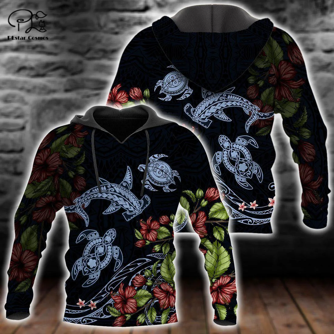 PLstar Cosmos 3Dprint Newest Samoa Polynesia Tattoo Turtle Art Harajuku Streetwear Casual Unique Unisex Hoodies/Sweatshirt/Zip 1
