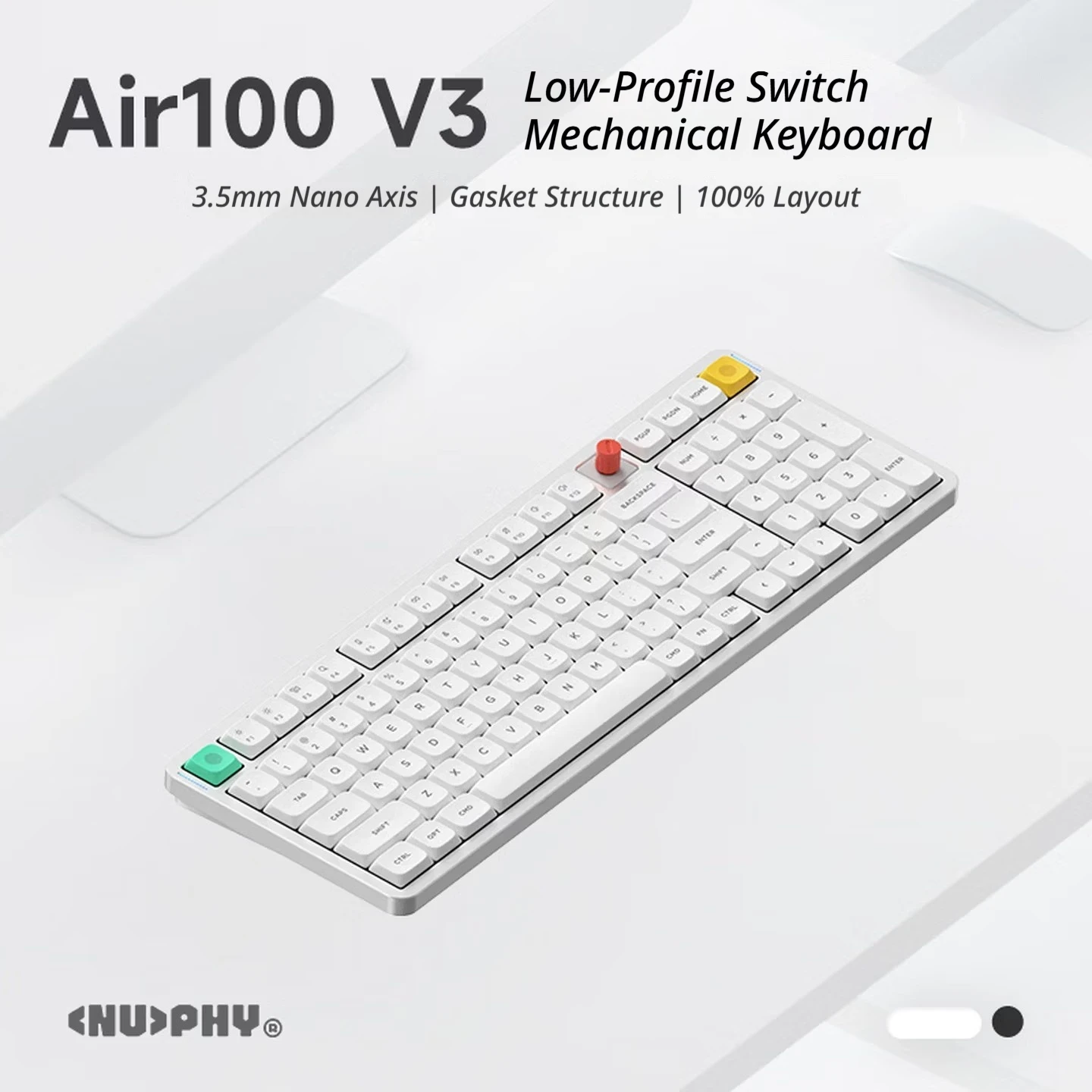 NuPhy Air V3シリーズ 超薄型ワイヤレスメカニカルキーボード ロー