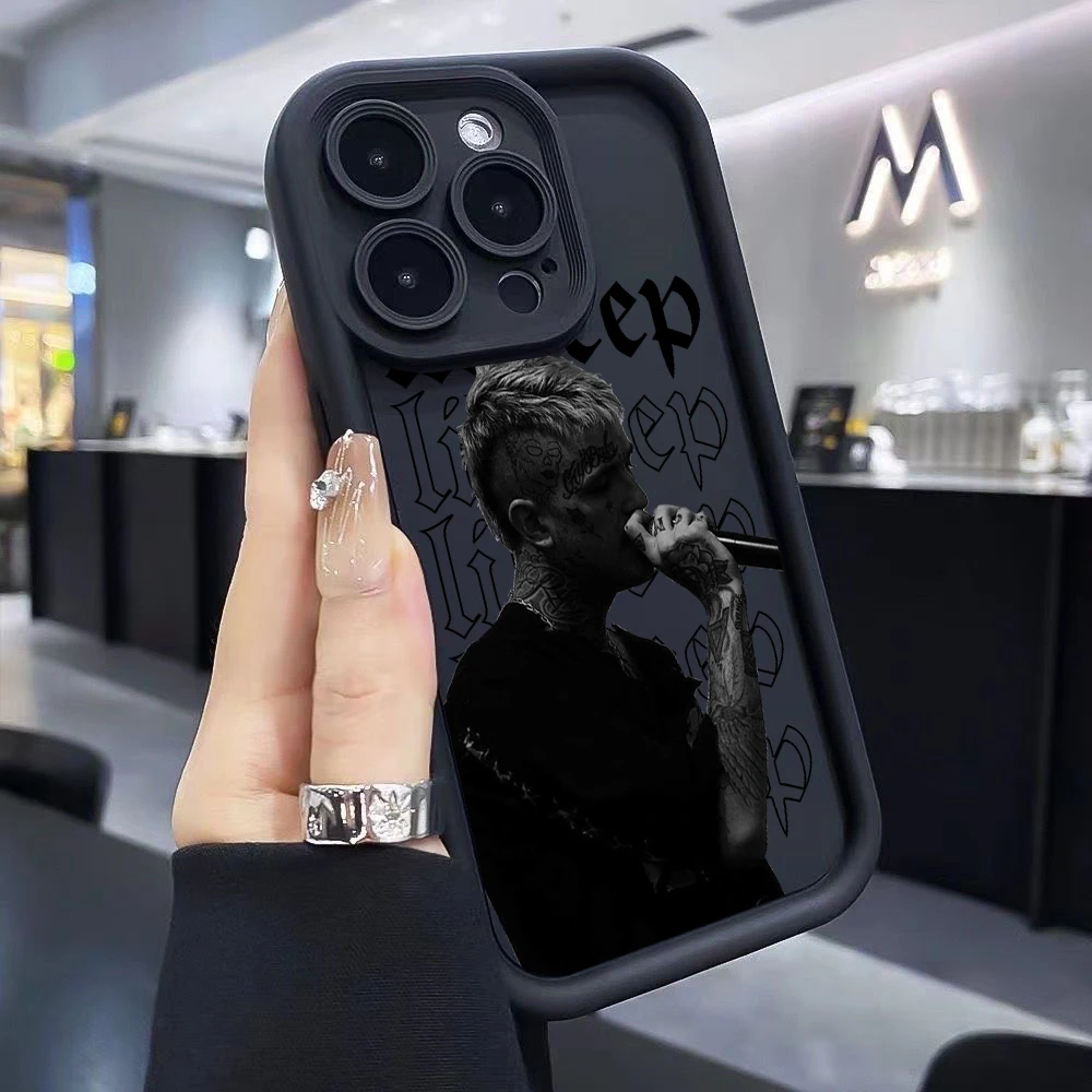 Lil Peep Hellboy Themed Phone Case - Artistic Ladder Design Cover