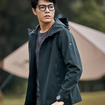 남성용 야외 방풍 및 방수 후드 바람막이 코트, 캐쥬얼 재킷, 플러스 사이즈, 8XL, 용수철 가을, 2023 신상