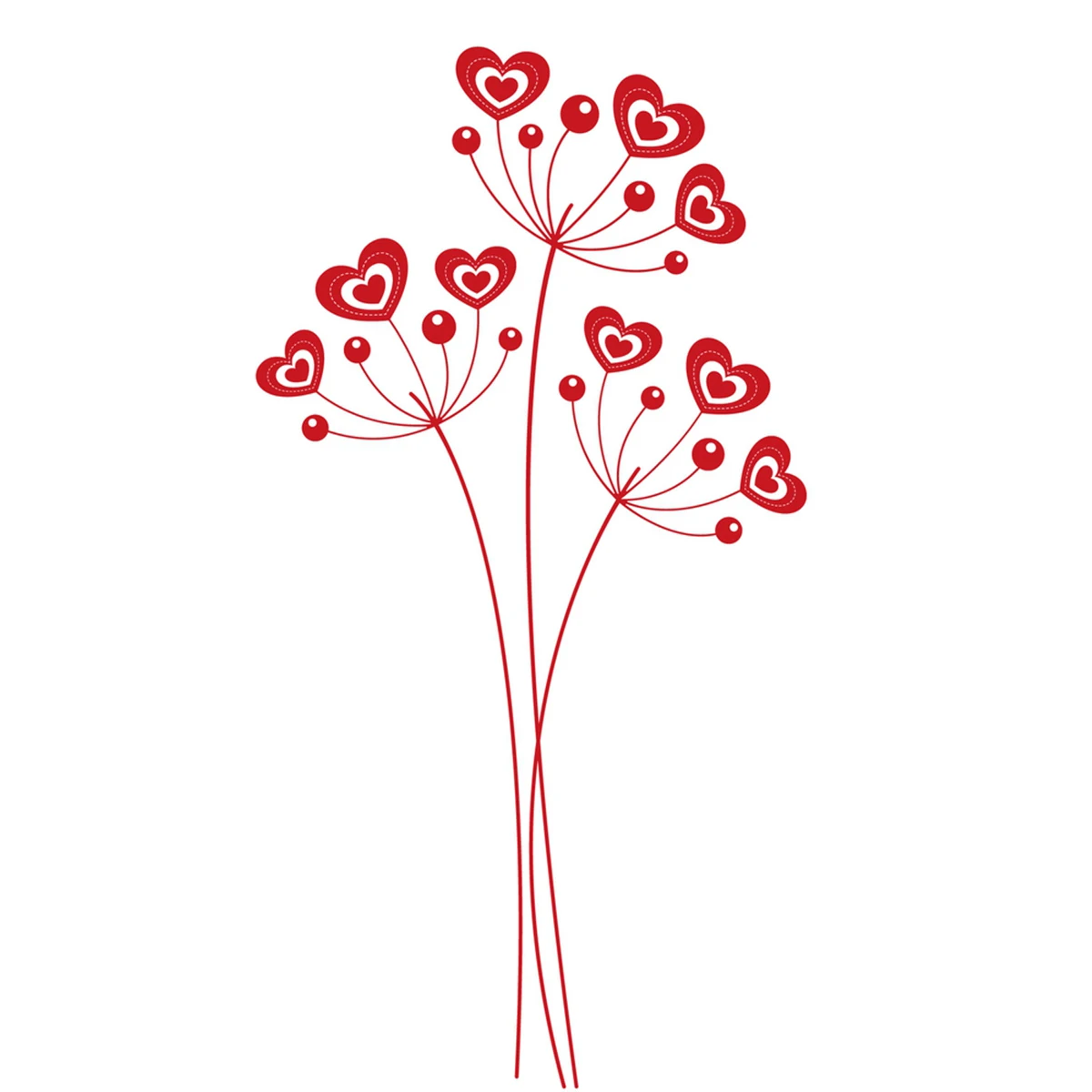 

Love Hearts Flower Paper Cut Metal Craft Dies Card Making Stencils Diy Manual Scrapbooking New Embossing Dies 2024