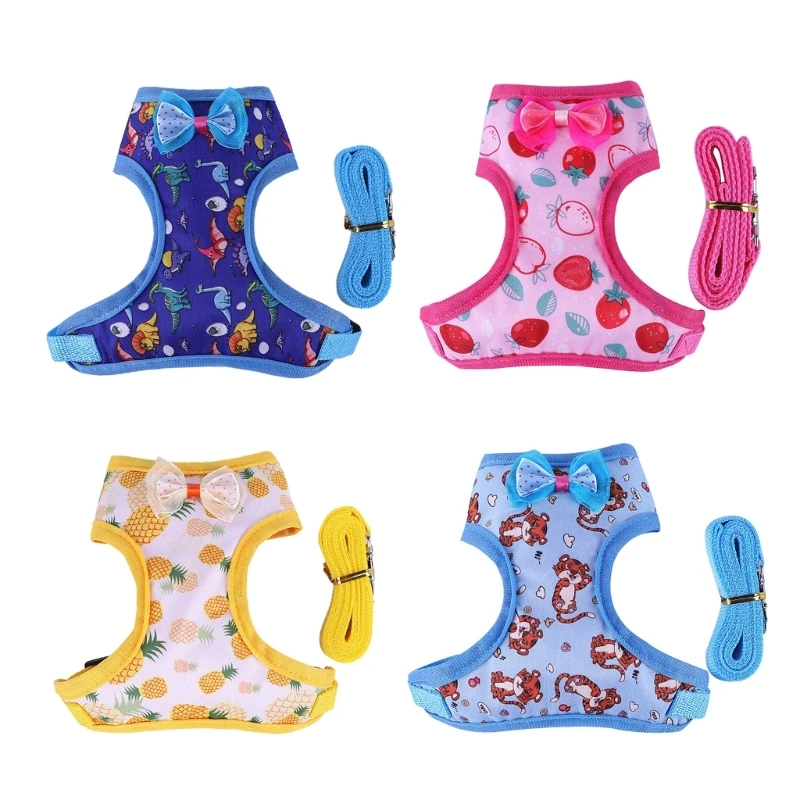 

Soft Small Animal Harness and Leash for Rabbit Duck and Other Small Animals Drop Shipping