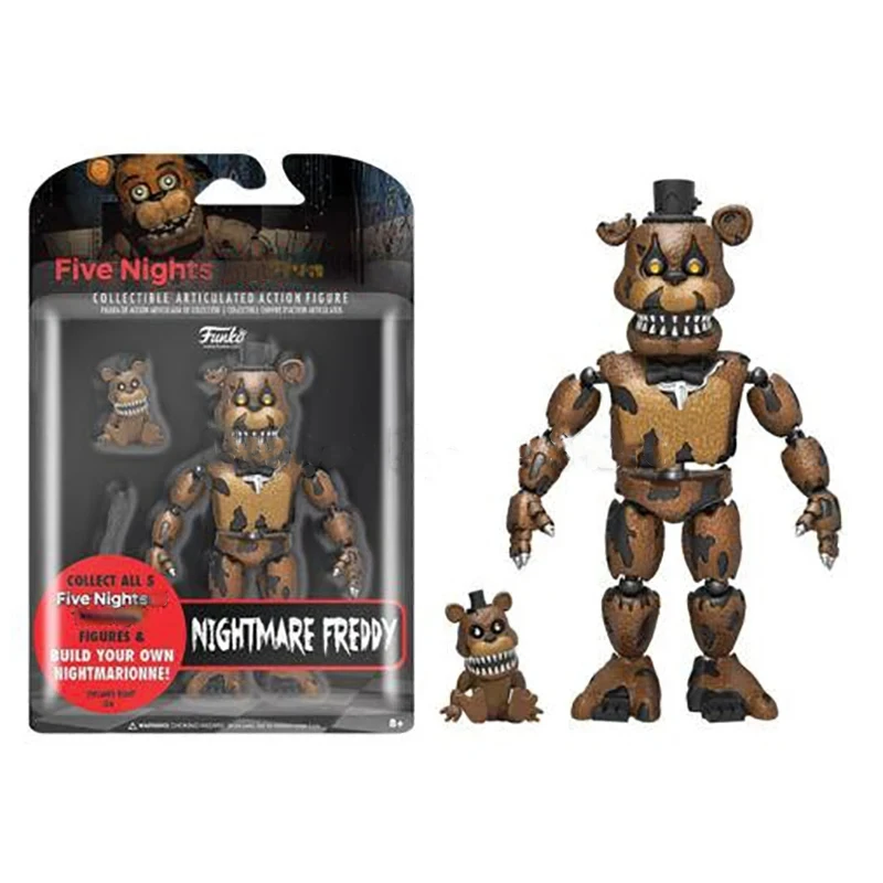 Fnaf-ナイトメアアクションフィギュア,PVC,フレディ,ボニー