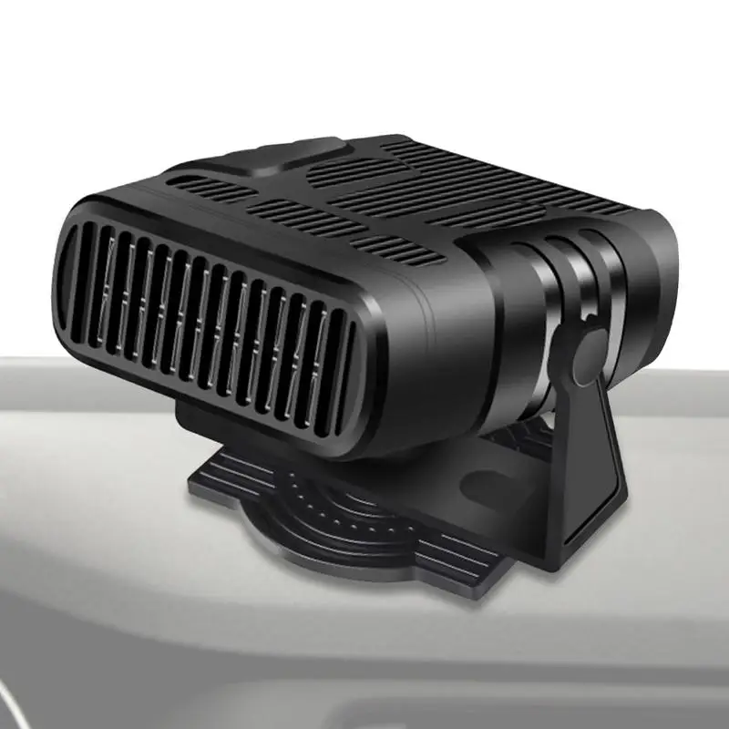 

Car Heater Fan 12V 24V Fast 2 In 1 Heating Cooling Dryer Portable Car Heater Fan Windshield Defroster Defogger With 360 Degree