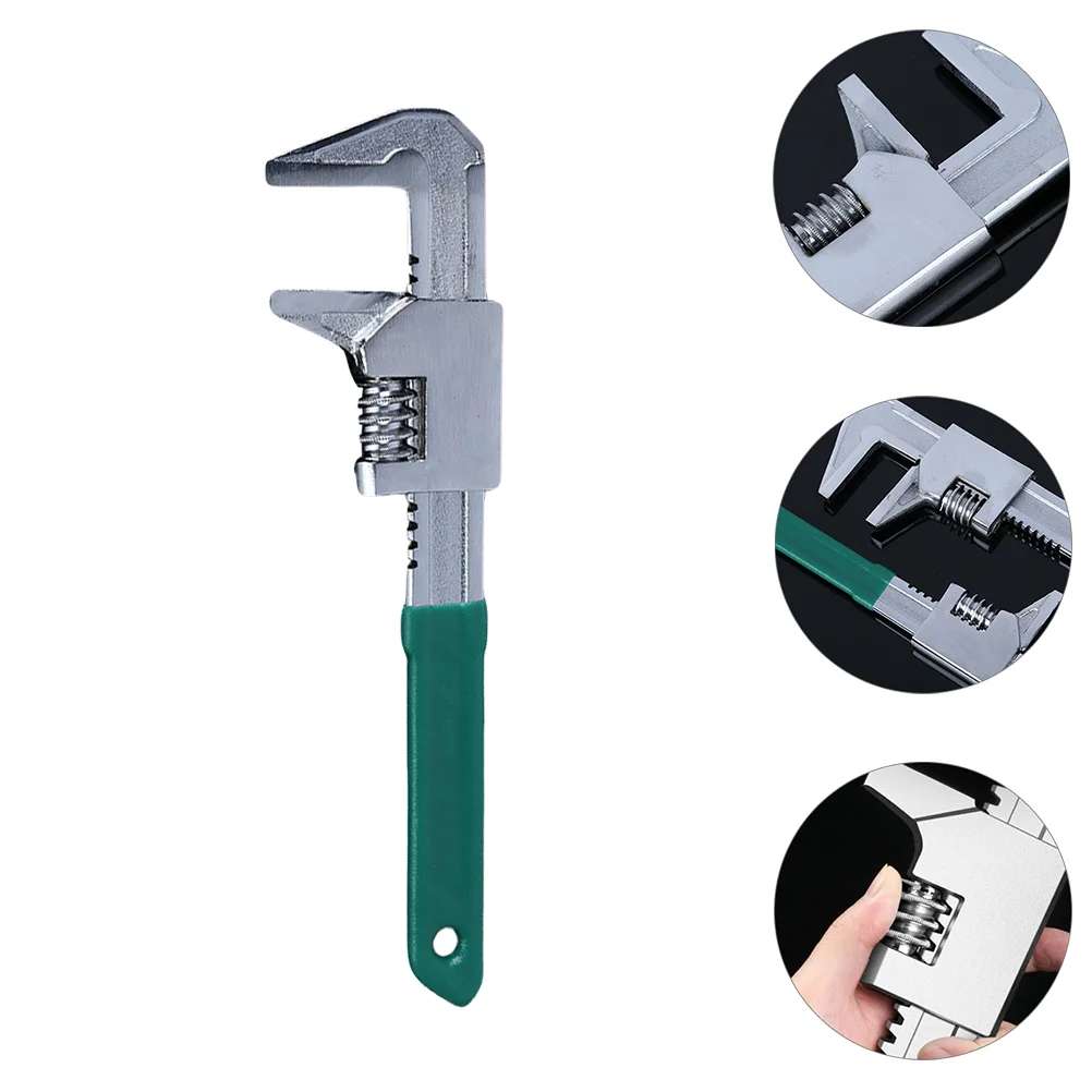 

F-type Wrench Plumbing Tools Right Angle Spanner Metal Adjustable Pocket # Steel