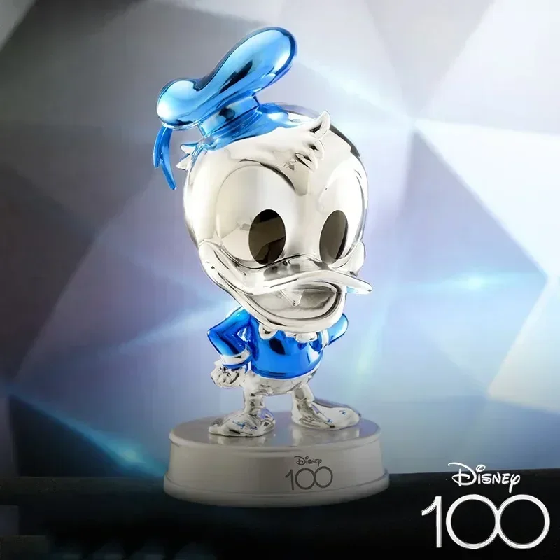 Originale Disney 100Th Anniversary Anime Figure Daisy Vigny Stitch Donald Duck Model Dolls Collection Decor Cartoon