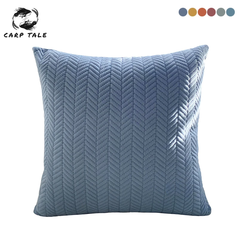 

Quilted Soft Cushion Cover Decorative Pillows Throw Pillow Case Soft Solid Colors Luxury Home Decor Living Room Sofa Seat Coffee