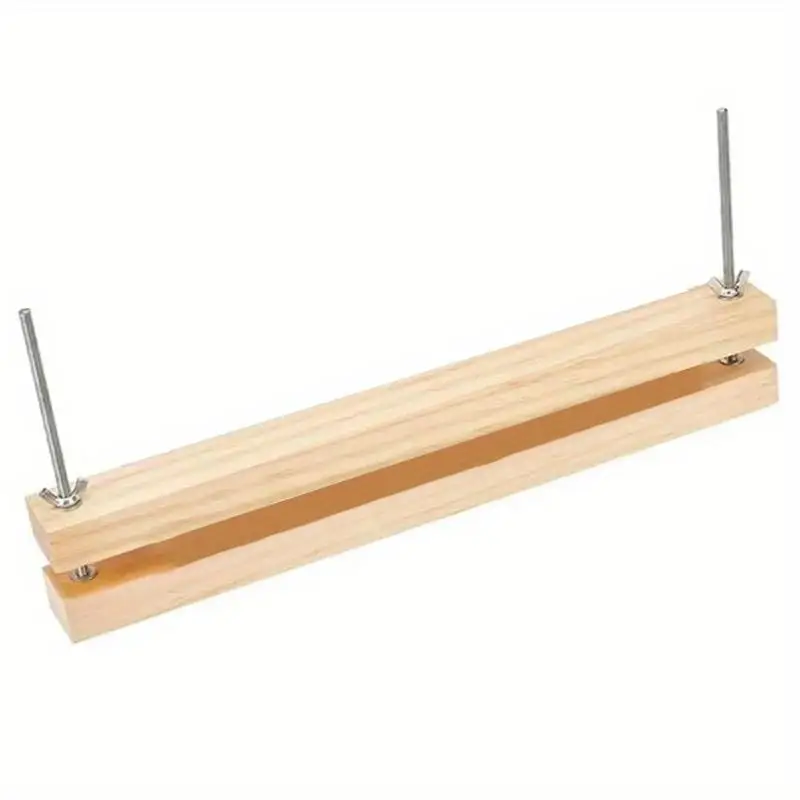 1set Wooden Book Press Multifunctional Portable Bookbinding Machine Home Binding Tool Set - 3