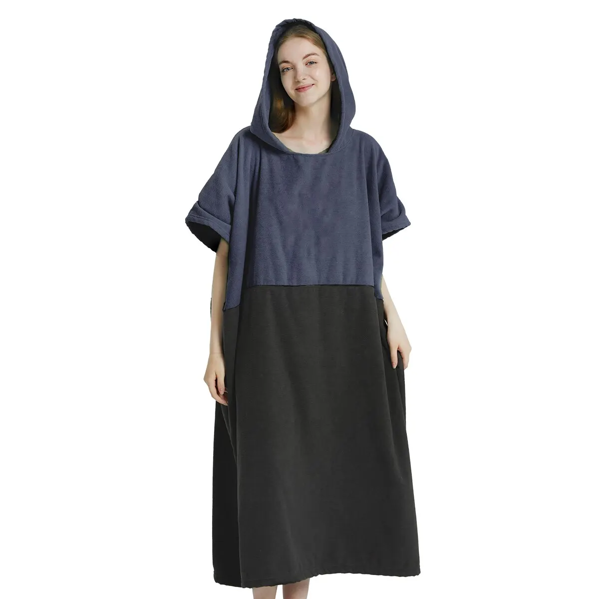 Surf Poncho Beach Robe Quick-dry Microfiber Changing Towel Adult_voghion.com