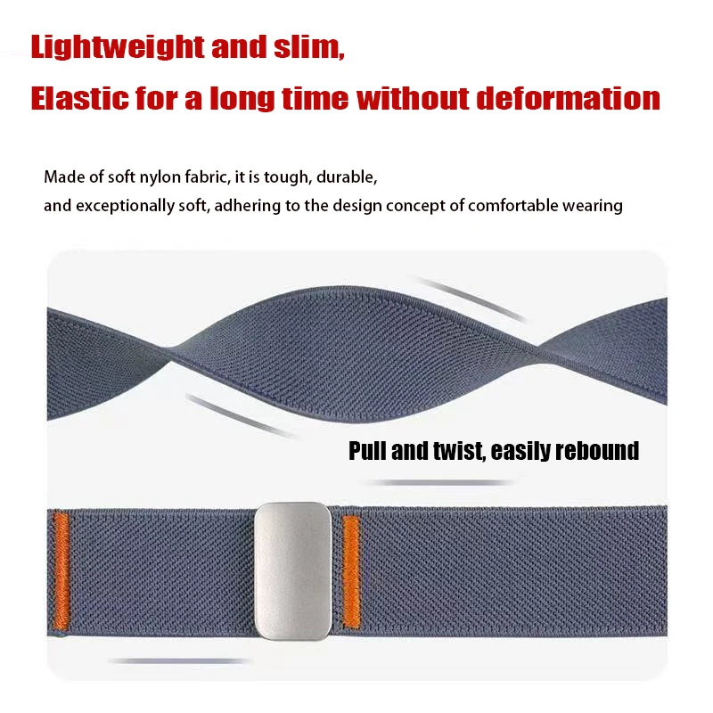 Versatile Nylon Magnetic Bracelet Strap - Available in Multiple Widths