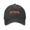 Stihls Unisex Style Baseball Cap Electric Tool Distressed Denim Hats Cap Fashion Outdoor Running Golf Adjustable Snapback Cap 6
