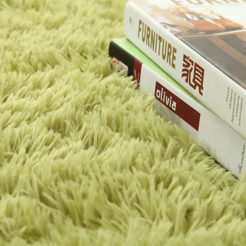 Carpets For Living Room Modern Sofas Grey Fluffy Carpet Non-slip Thicken Floor Mat Childrens Bedroom Play Carpet Decoration Rug 5