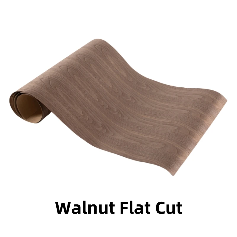 58cm*250cm Natural Walnut/Oak/Ash/Teak Wood, Kraft Paper Back