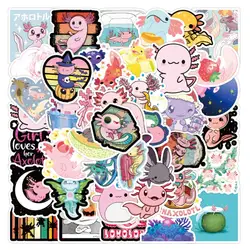 10/30/50Pcs/setcute Animal Axolotl Autocollants Graffiti Enfants Jouet Bricolage Journal Skateboard Téléphone Bagage Ordinateur Portable Autocollant 